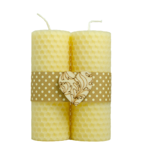 Handgerollte Bienenwachskerzen