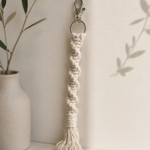 Porte-clés macramé