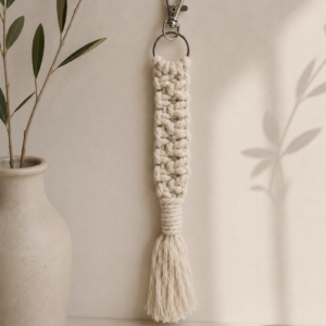 Porte-clés macramé